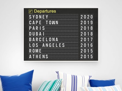 Personalised Airport Destination Print
